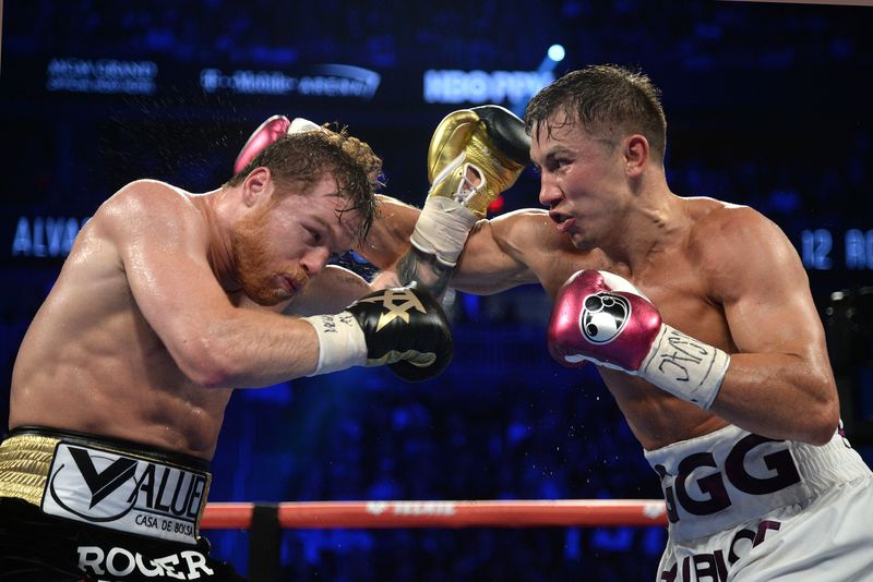 Canelo Alvarez and Gennady Golovkin tied their first fight and then the Mexican won (Picture: Reuters/Joe Camboriali)