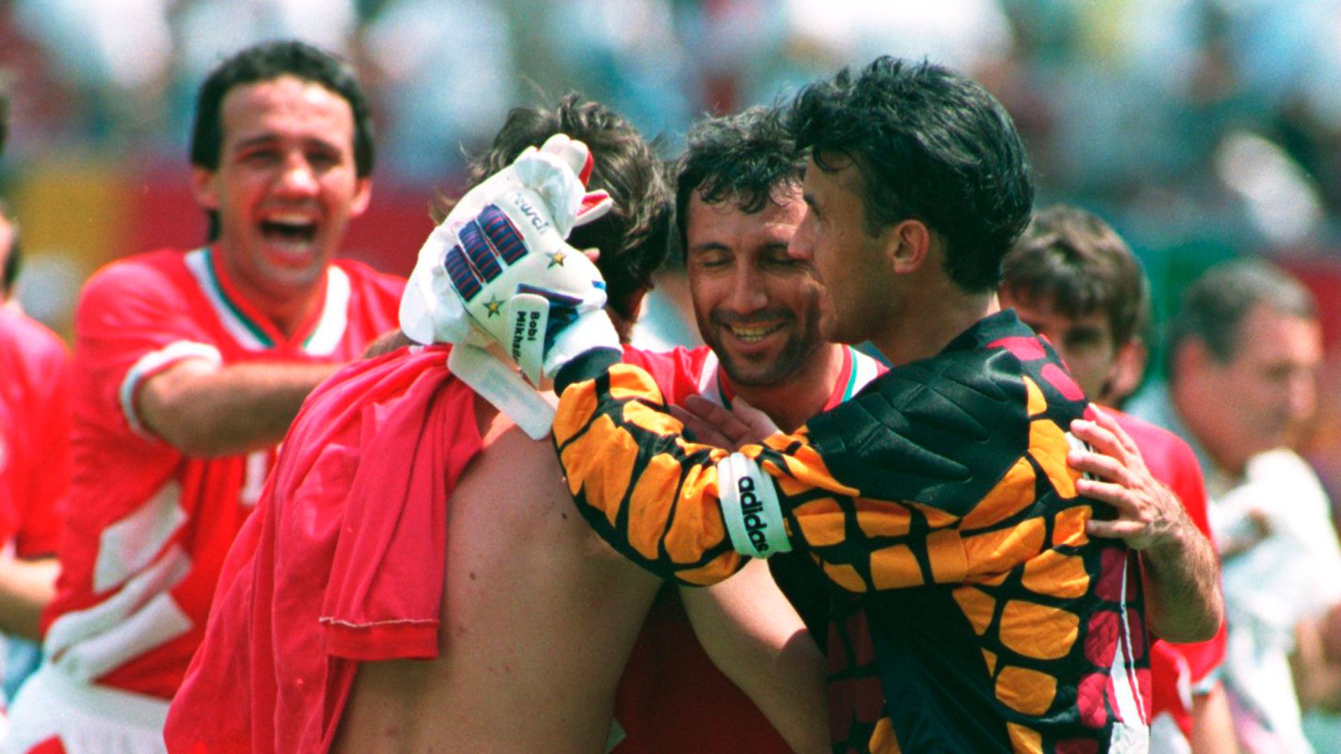 The goalkeeper was also the captain of the Bulgaria national team.  Photo: Billy Steakland/ALLSPORT