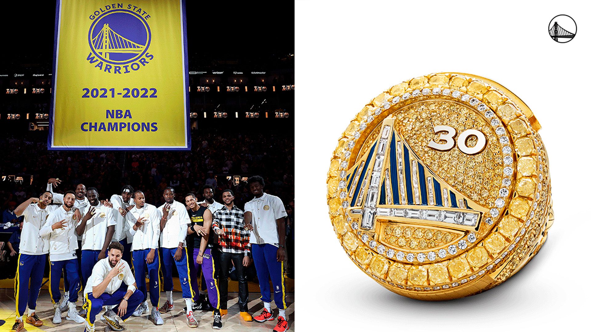 The Deluxe NBA Champion Ring Received by the Warriors