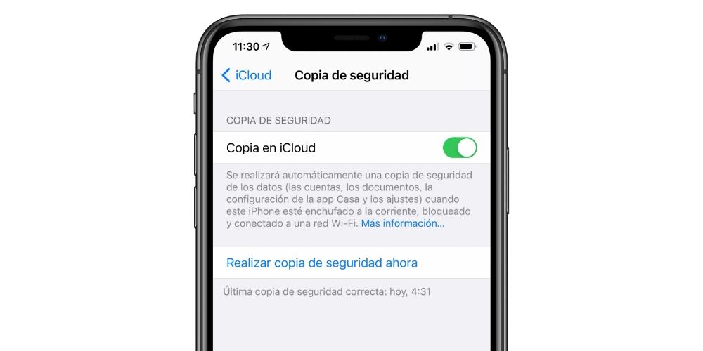 iCloud backup